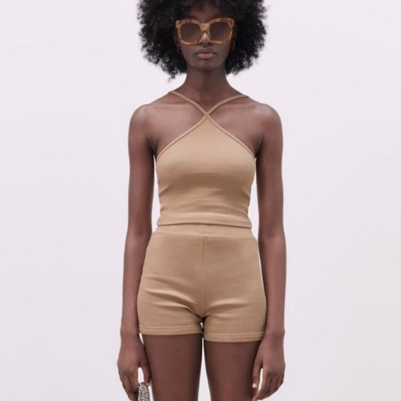 ZARA Ribbed Crop Top - Picture 4 of 4